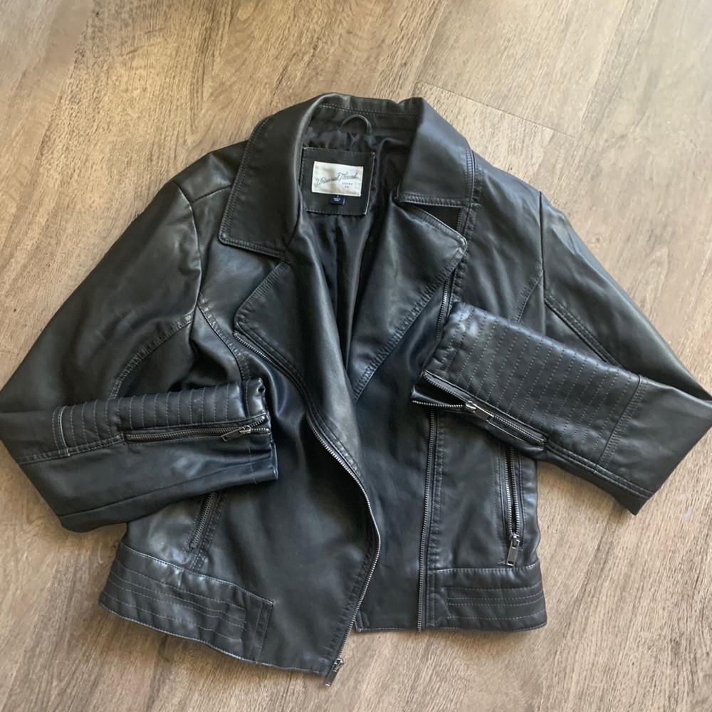 Leather jacket